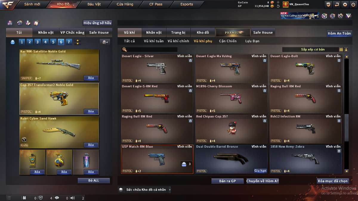 shop acc cf uy tin gia re
